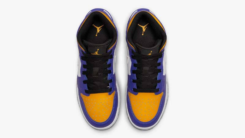 Air Jordan 1 Mid GS Lakers | Where To Buy | DQ8423-517 | The 