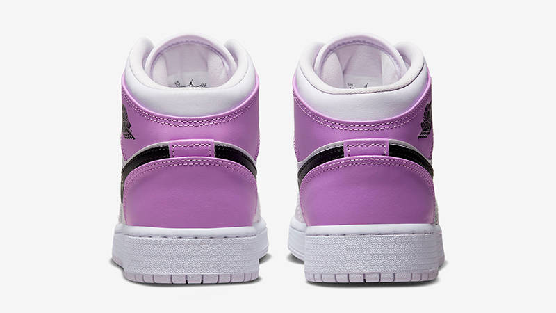 Pink on sale purple jordans