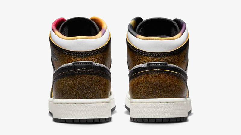 Air Jordan 1 Mid GS Wear Away Orange DQ8418-071 Back
