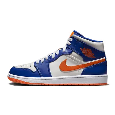 Orange and store blue jordan 1