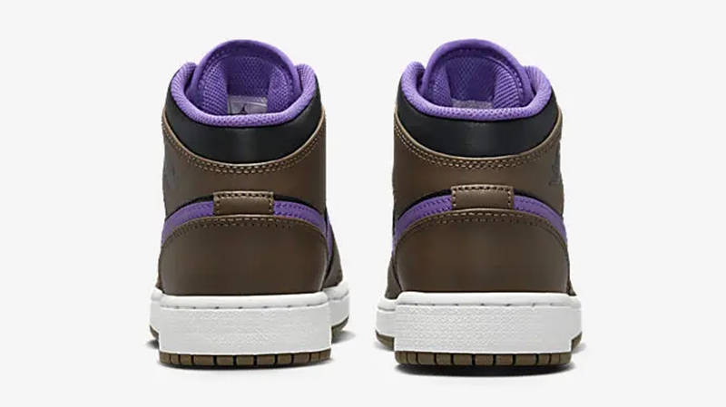 Air Jordan 1 Mid Purple Mocha DQ8423-215 Back