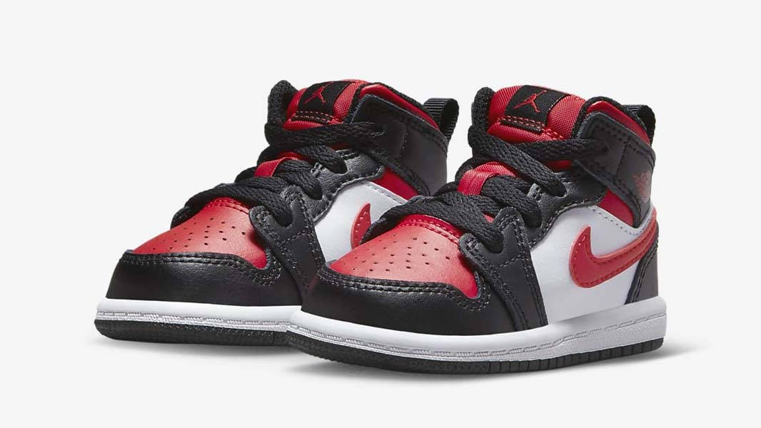 Black and red baby jordans hotsell