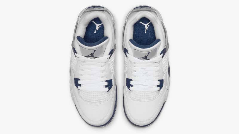 Air Jordan 4 GS Midnight Navy Middle
