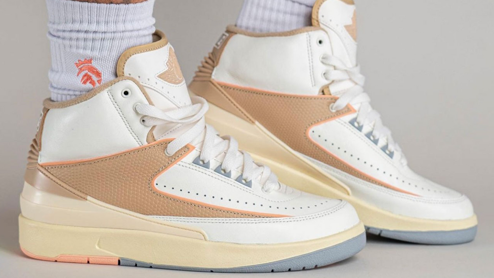 Image via Yankeekicks Air Jordan 2 Craft Sunset Haze