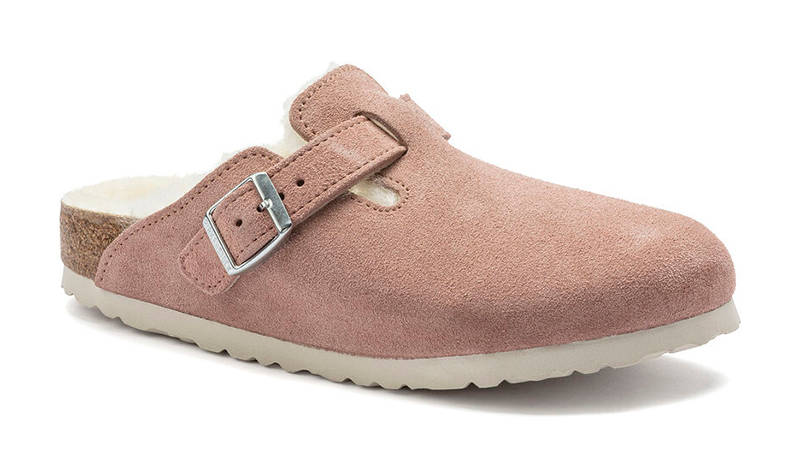 Birkenstock Boston Shearling Pink Clay 1023292 Front