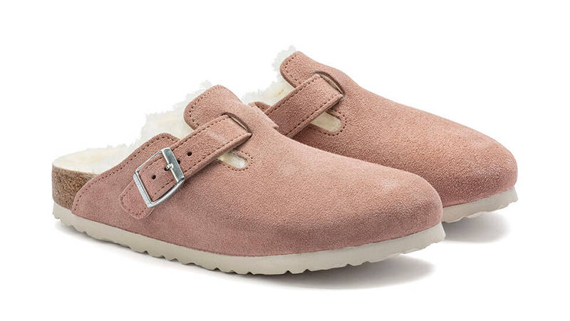 Birkenstock Boston Shearling Pink Clay 1023292 Side