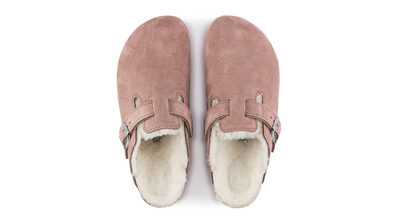 Birkenstock Boston Shearling Pink Clay 1023292 Top