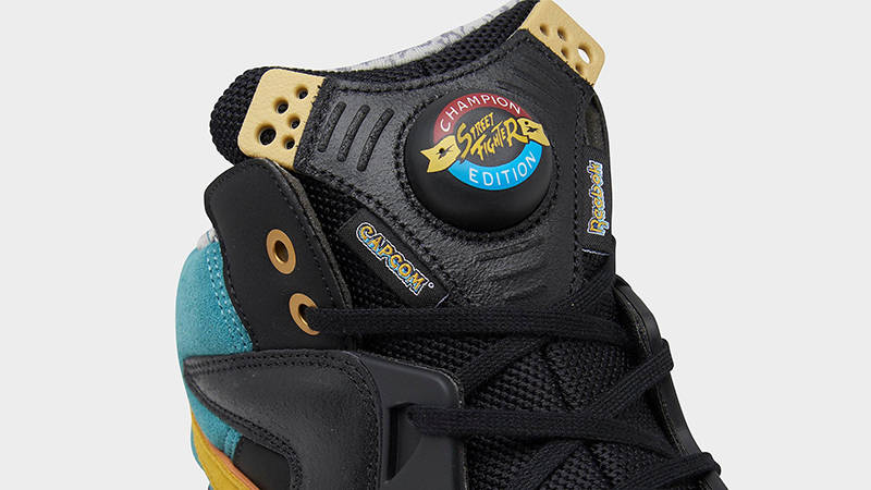 Capcom x Reebok Shaq Attaq Street Fighter HR0603 Detail