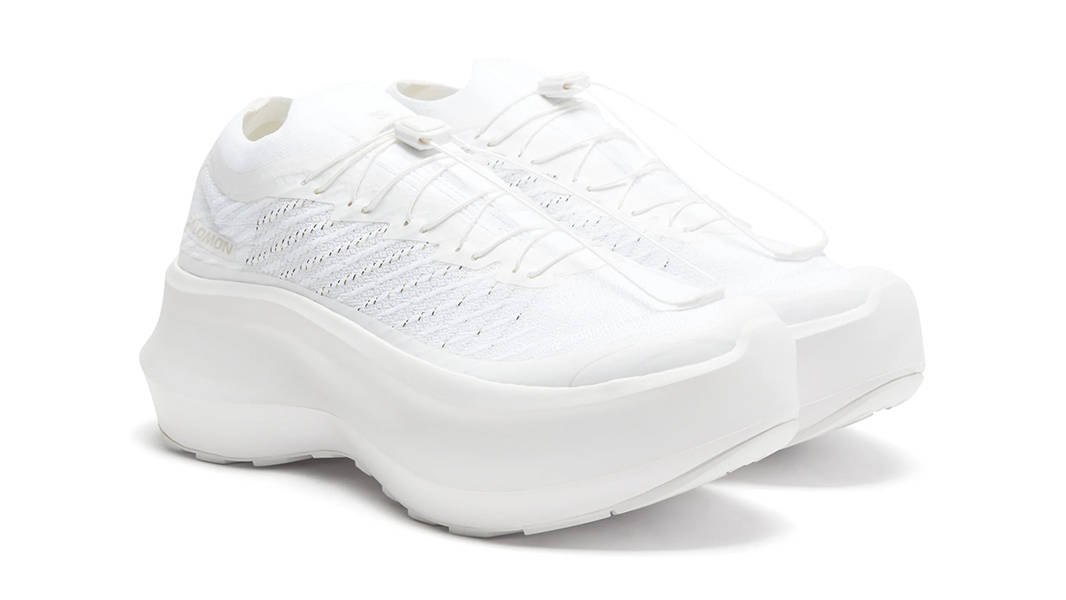 Comme des Garcons x Salomon Pulsar Platform White Side