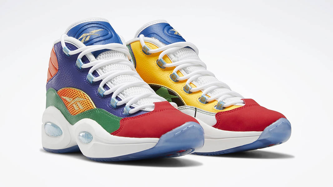 Reebok question on sale multicolor