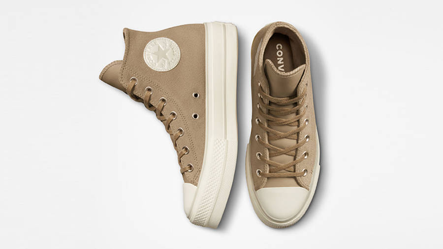 converse chuck taylor lift in khaki