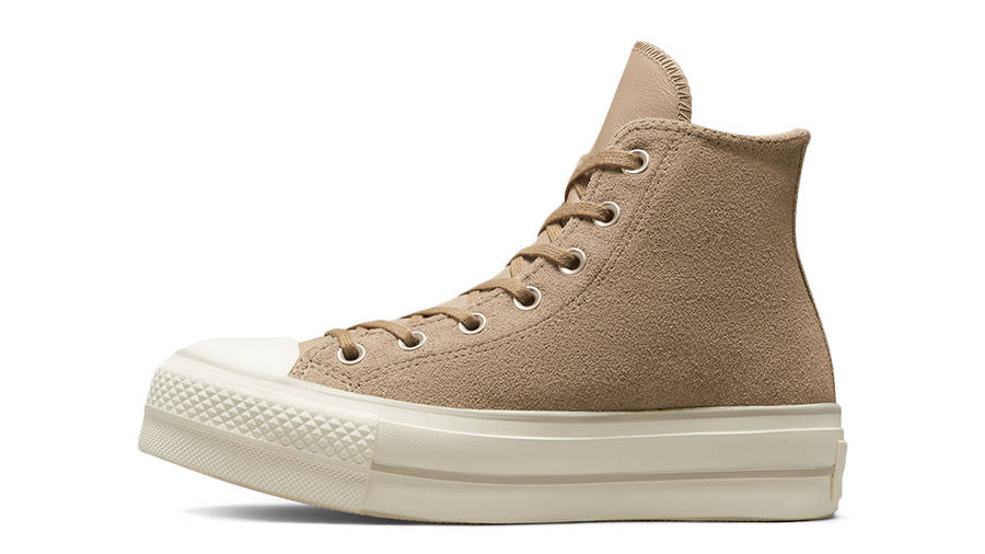 Converse Chuck Taylor Lift Platform Suede High Khaki Sand | Where To ...