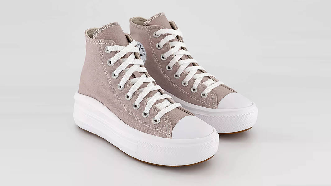Converse Chuck Taylor Move High Stone Mauve Side