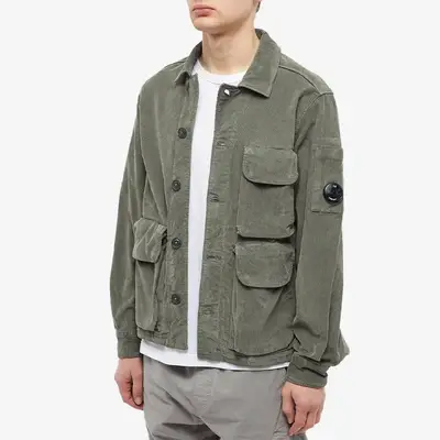 CP Company Cord Chore Jacket Thyme Front