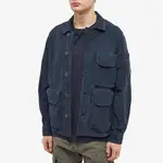 CP Company Cord Chore Jacket Total Eclipse Front