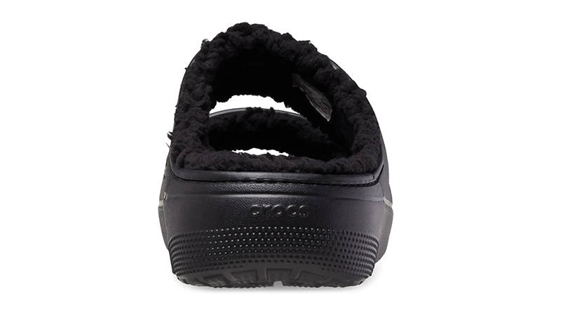 Crocs Classic Cozzzy Sandal Black 207446-060 Back