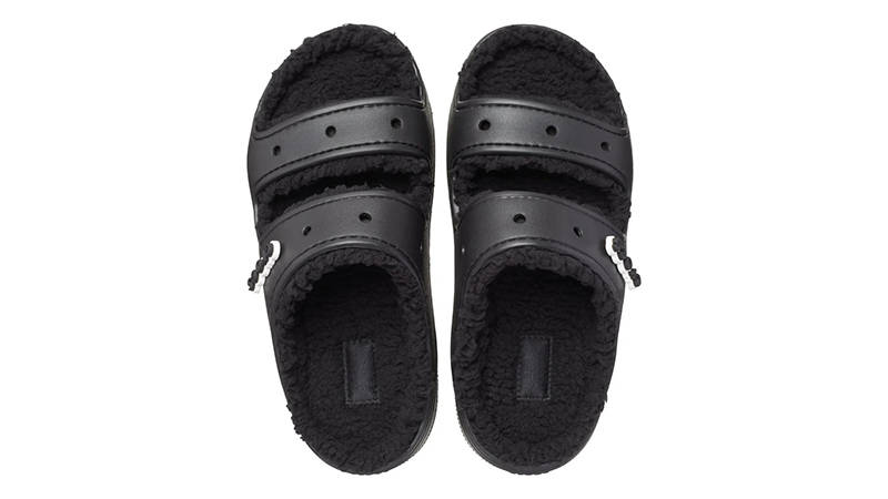 Crocs Classic Cozzzy Sandal Black 207446-060 Top
