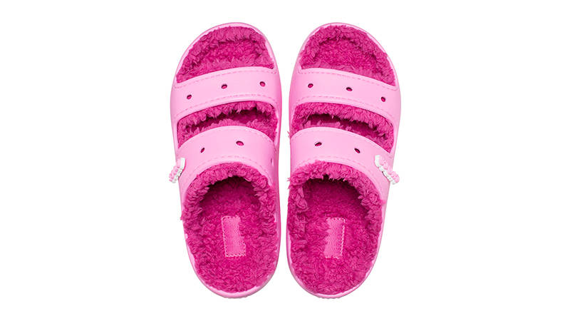 Crocs Classic Cozzzy Sandal Pink 207446-6SW Top