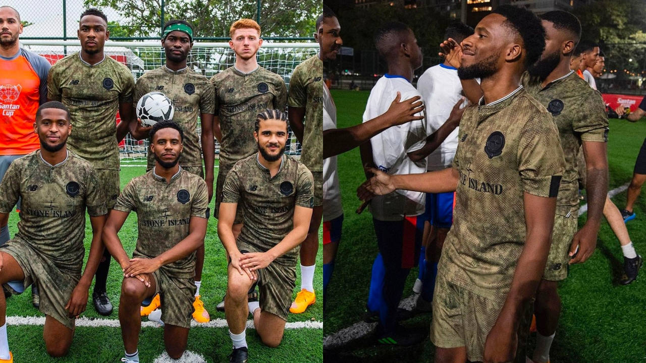 Stone  ✖️ New Balance Football Kit New Balance & Stone Island Unveil First-Ever Football Collection
