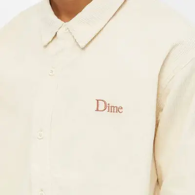 VAL KRISTOPHER embroidered logo hoodie Grey Cream Logo Closeup