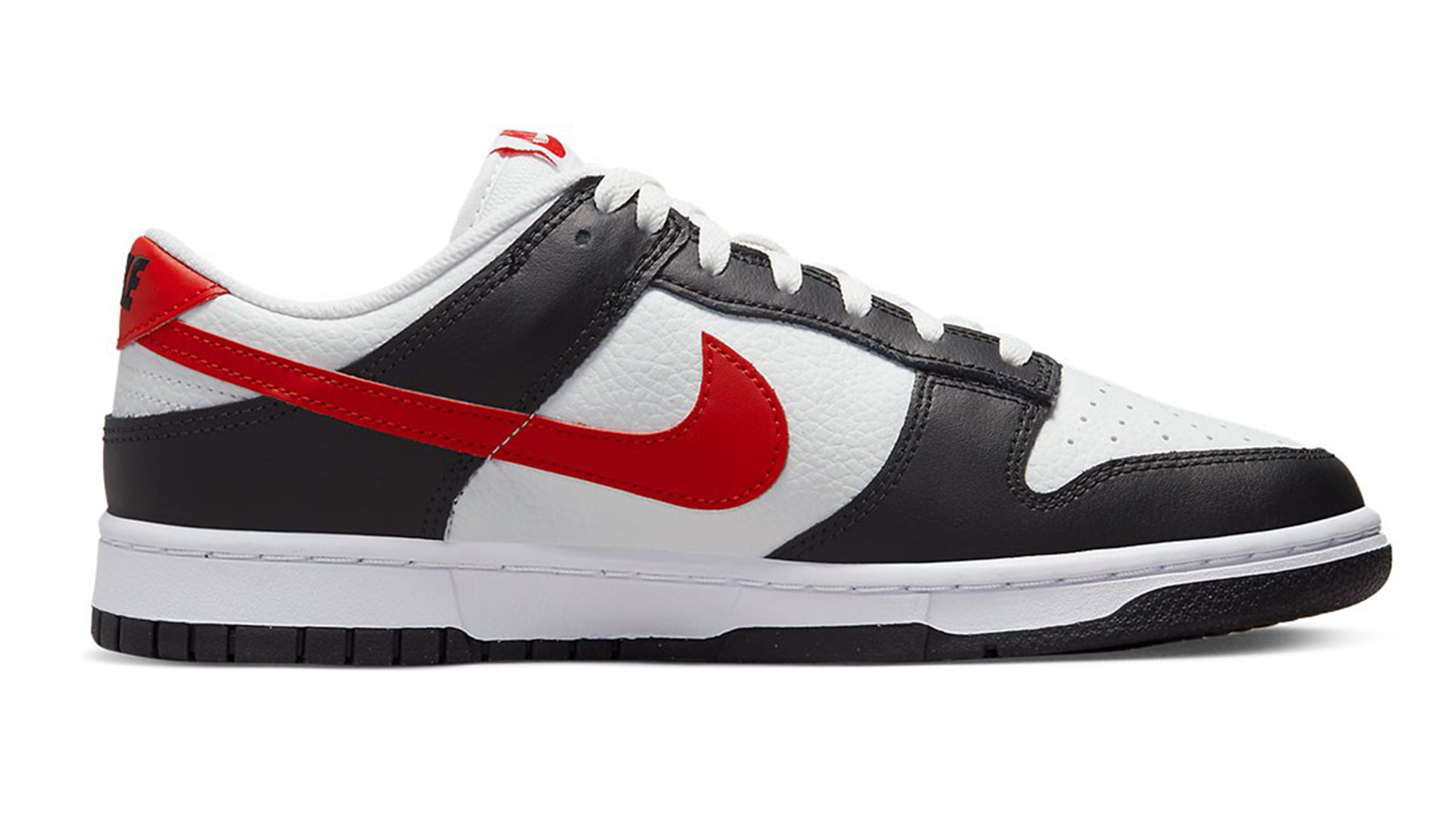 Nike Dunk Low White Black Red