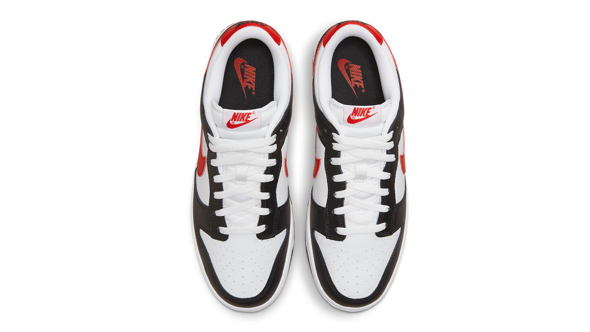 Nike Dunk Low White Black Red