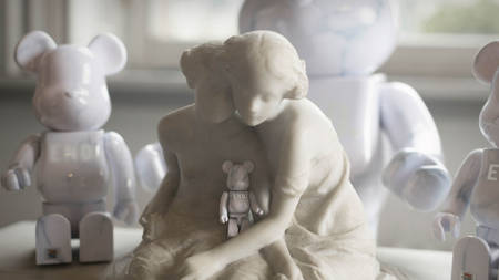 END. x MEDICOM TOY Rework the Iconic BE@RBRICK Toy in a "Carrera" Marble