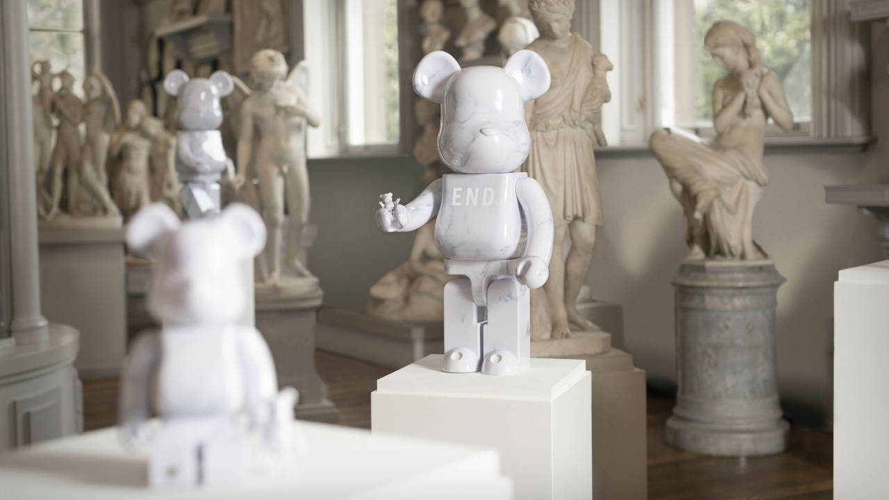 END. x MEDICOM TOY Rework the Iconic BEA@RBRICK Toy in a "Carrera" Marble