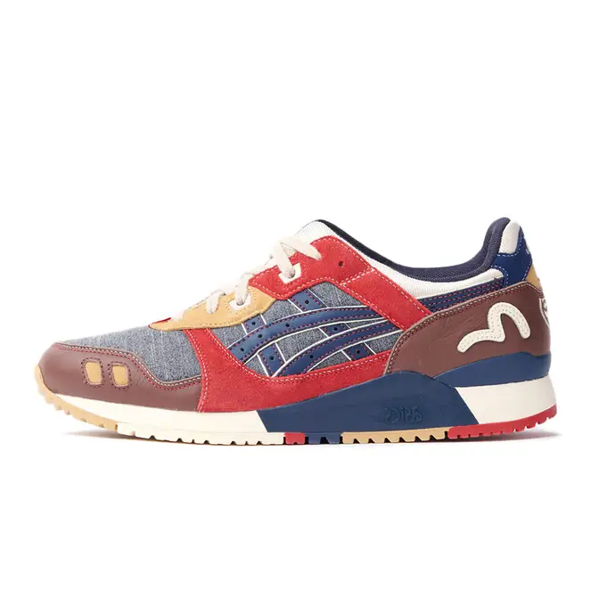 Asics gel lyte iii navy red online