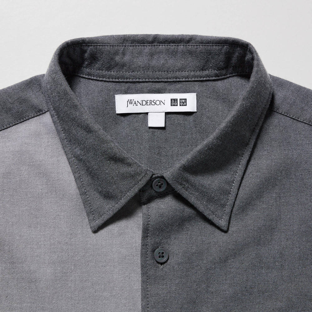 UNIQLO x JW ANDERSON Flannel Shirt - Grey | The Sole Supplier