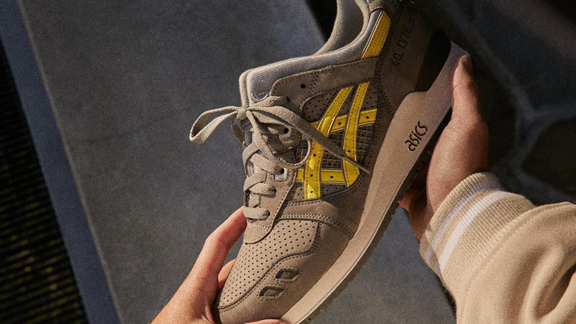 KITH x ASICS Gel-Lyte 3 Grey Bright Yellow