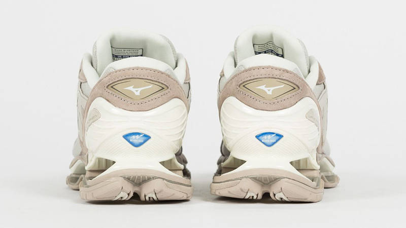 Mizuno Wave Prophecy LS Undyed Warm Grey Cream D1GA2262-01 Back