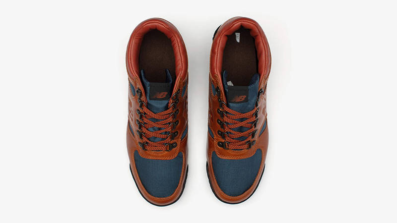 New Balance Rainier Tan Blue Top