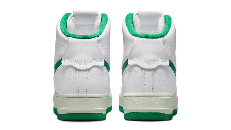 Nike Air Force 1 High Strapless White Green DQ5007-100 Back