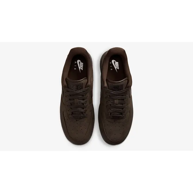 Nike Air Force 1 '82 men's sneaker. Color is a dark chocolate brown. Size  10