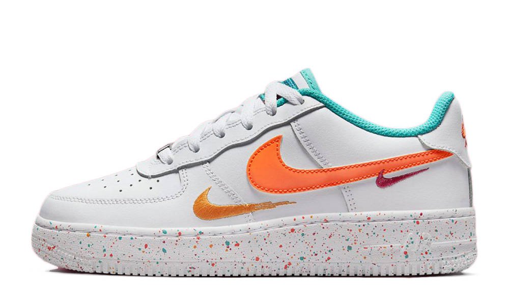 Nike Air Force 1 Low GS White Teal