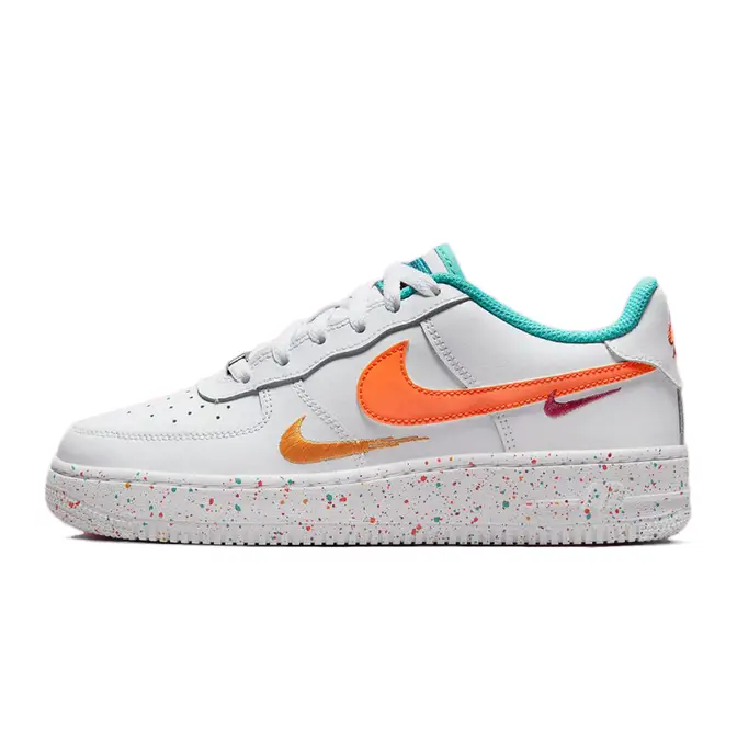 Nike Air Force 1 GS 'White Red Sole