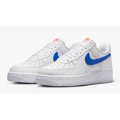 Nike Air Force 1 07 White Game Royal - Size 8 Men