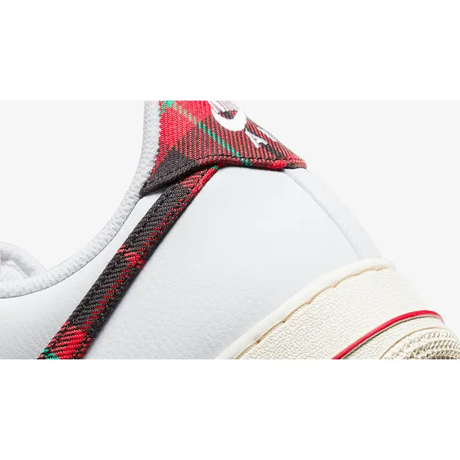 Nike Air Force 1 Low Plaid White Red, Where To Buy