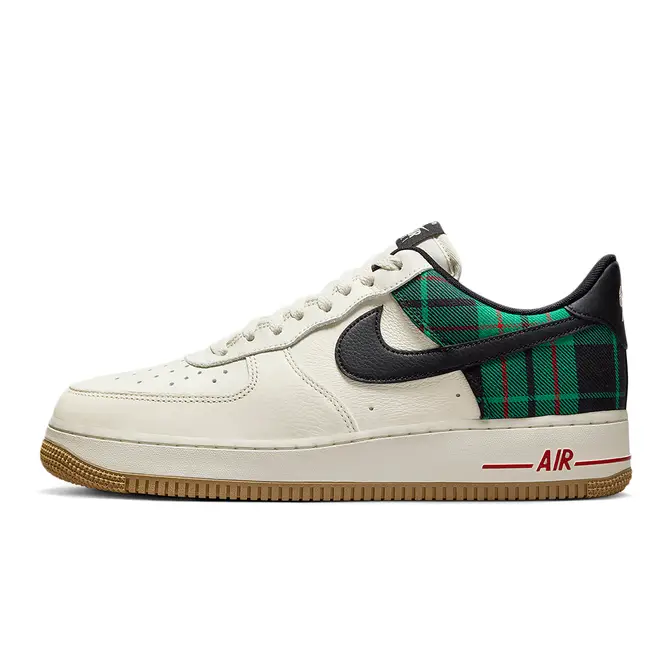 NEW Nike Air Force 1 '07 LV8 SE Plaid Tartan Swoosh Men Sz 9.5 for