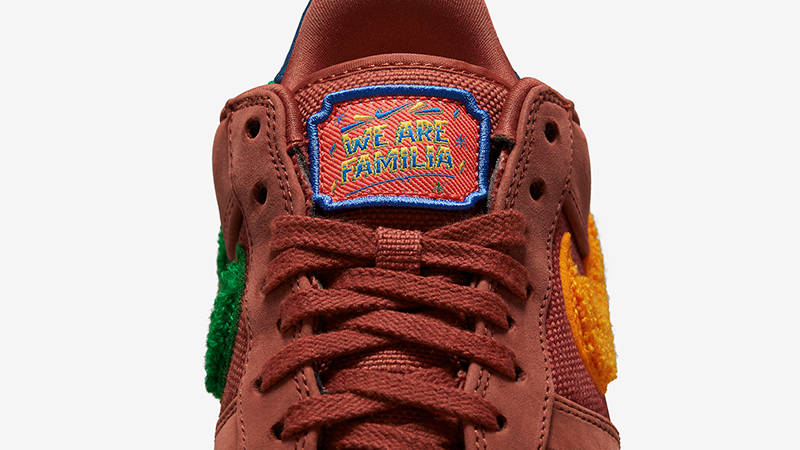 Nike Air Force 1 Low We Are Familia DV5153-600 Detail