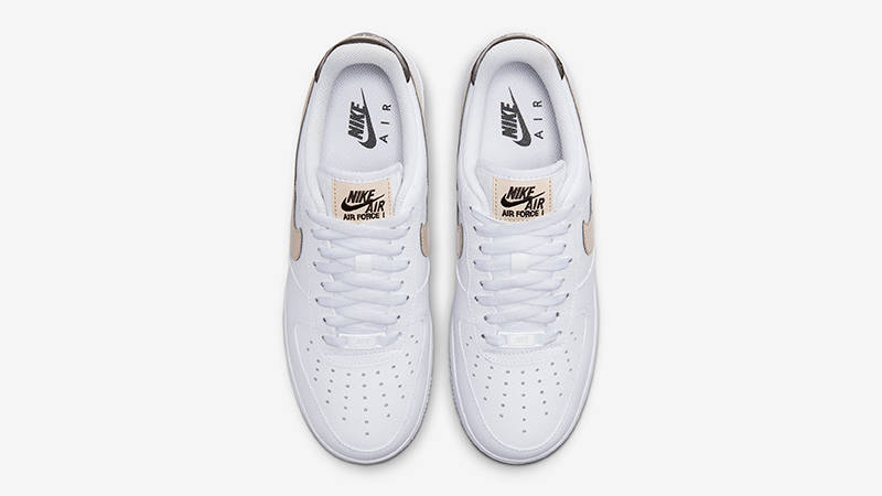 Nike Air Force 1 Low White Tan Brown FD9873-100 Top