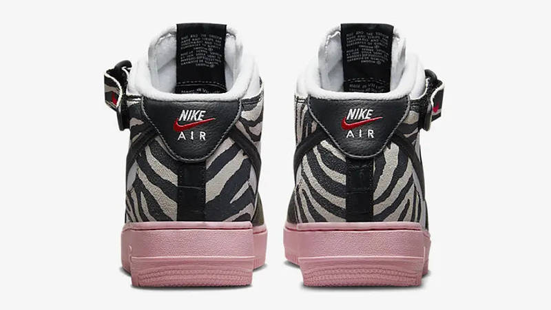 Nike Air Force 1 Mid Animal White Black DZ4841-100 Back