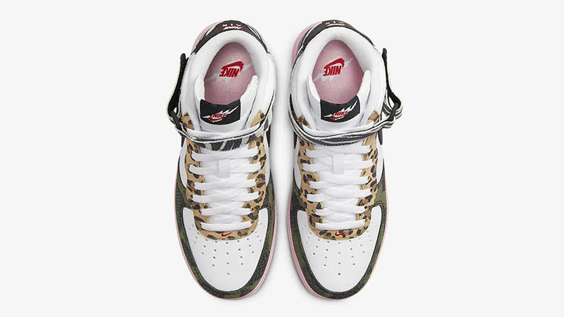 Nike Air Force 1 Mid Animal White Black DZ4841-100 Top