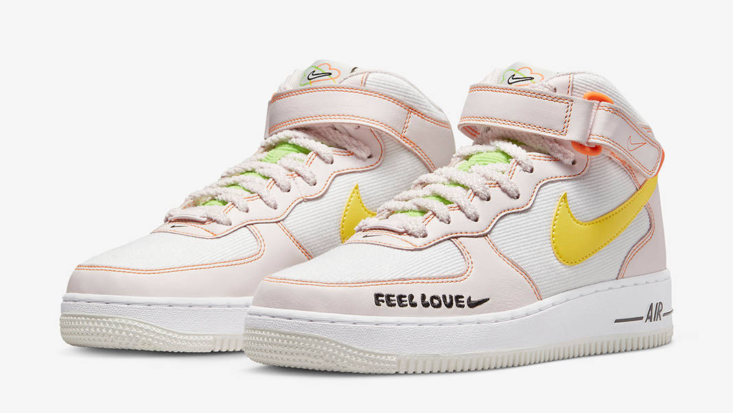 Nike Air Force 1 Mid Feel Love FD0869-100 Side