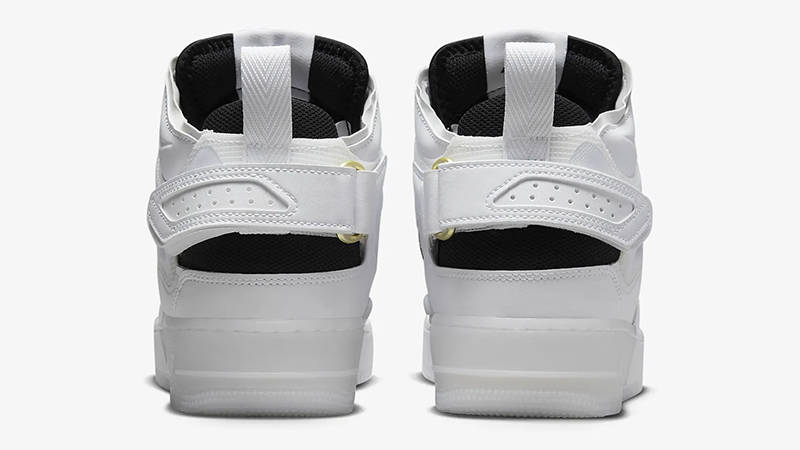 Nike Air Force 1 Mid React White Black DQ7668-100 Back