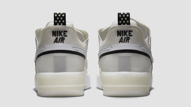 Nike Air Force 1 React Low White Sail Black DQ7669-100 Back