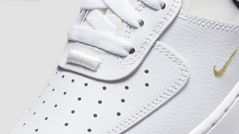 Nike Air Force 1 React Low White Sail Black DQ7669-100 Detail