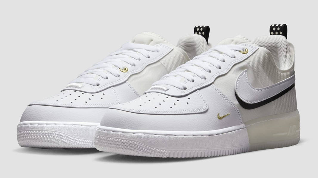 Nike Air Force 1 React Low White Sail Black DQ7669-100 Side
