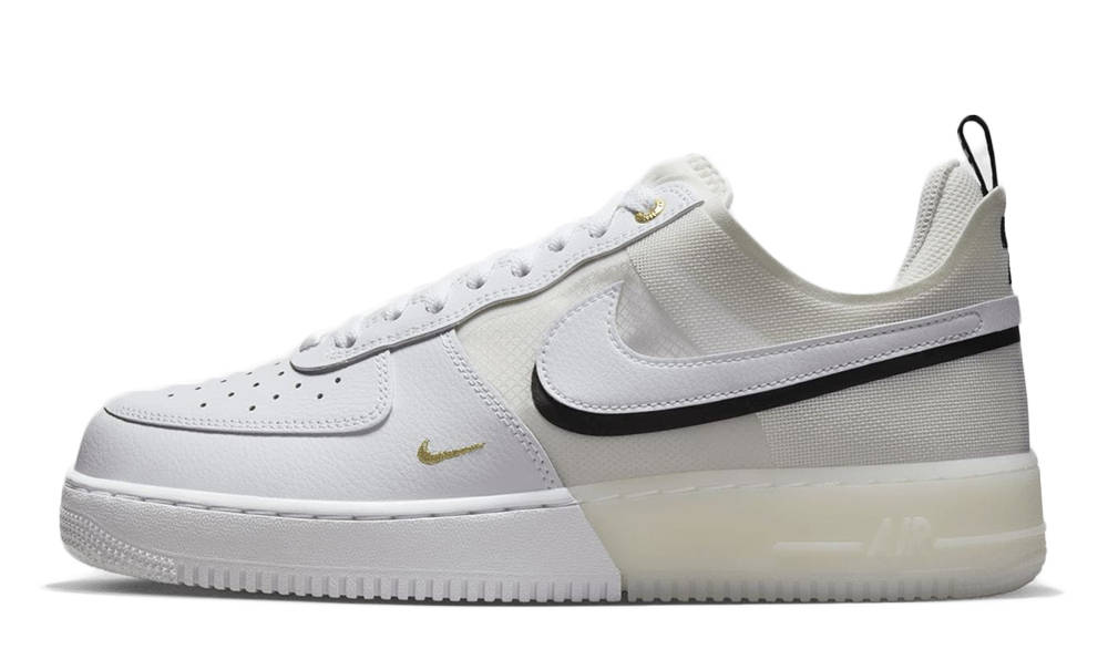 Nike Air Force 1 React Low White Sail Black